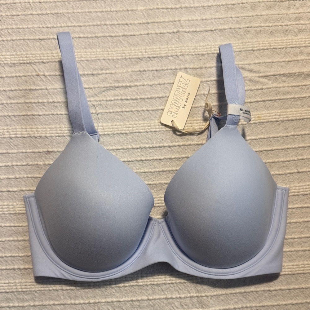 Aerie Smoothez Blue Bra